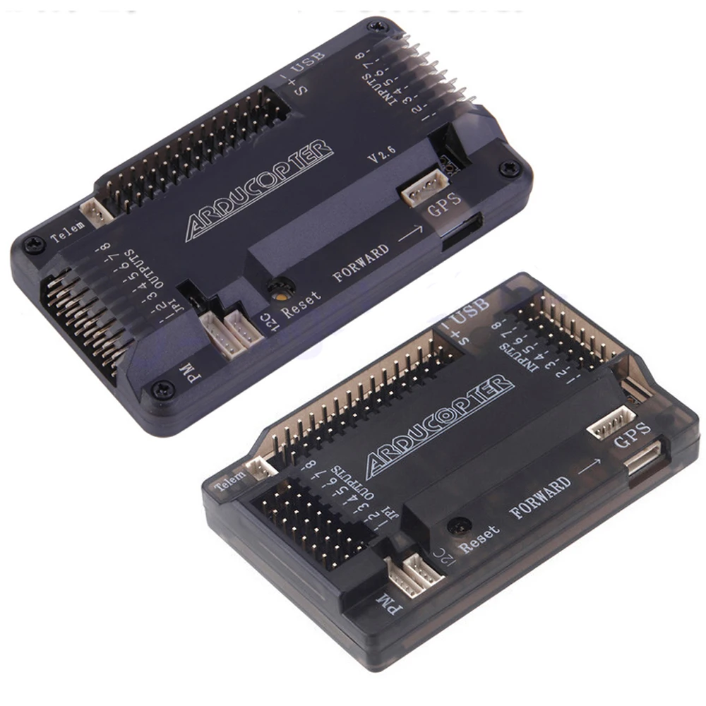

APM2.8 ArduPilot Mega 2.8 APM Flight Control Board Exterbal w/ Protective Case for Multicopter Airplane