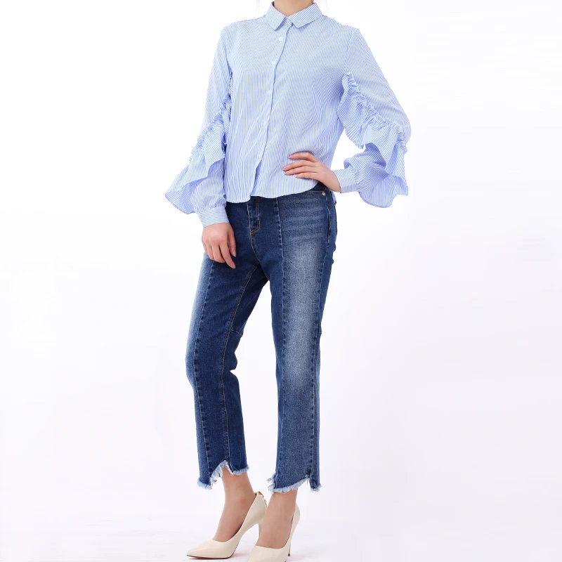 Trouser Summer Casual Zipper Qq127 Stretch Spring Pants Womens Pocket Elastic Fashion New Straight Miaoqing2018 Regular Jeans U4B66z