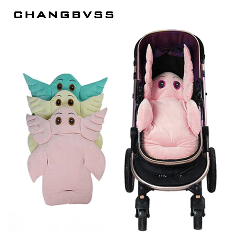 

High Quality Stroller Mat for Kids Cart Cotton,Dining Chair Mattress Mat,Baby Infant Stroller Seat Pushchair Cushion,Pink,Green