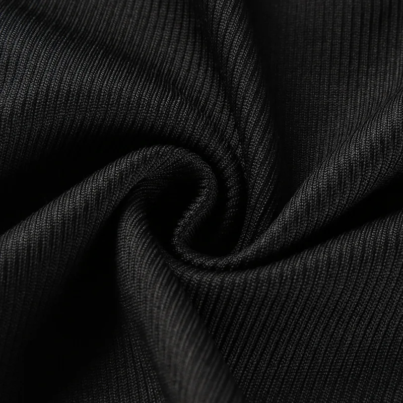 Женская Черная майка с регулируемой пряжкой, летняя укороченная уличная одежда, топы, сексуальный укороченный топ с открытой спиной и рукавом