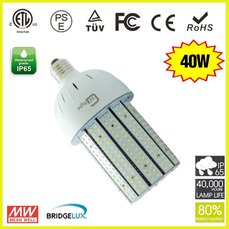 mercury vapor led replacement 40W light bulb e26 e27 360 degree 5 years