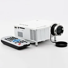 UC28 1080P Mini Size Low Noise Projector Support AV/ USB/ SD Card/ VGA/ HDMI