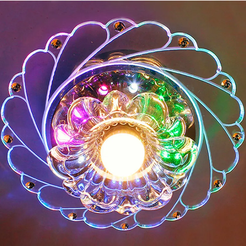 Новая Светодиодная лампа 5 Вт для коридора современный простой потолочный