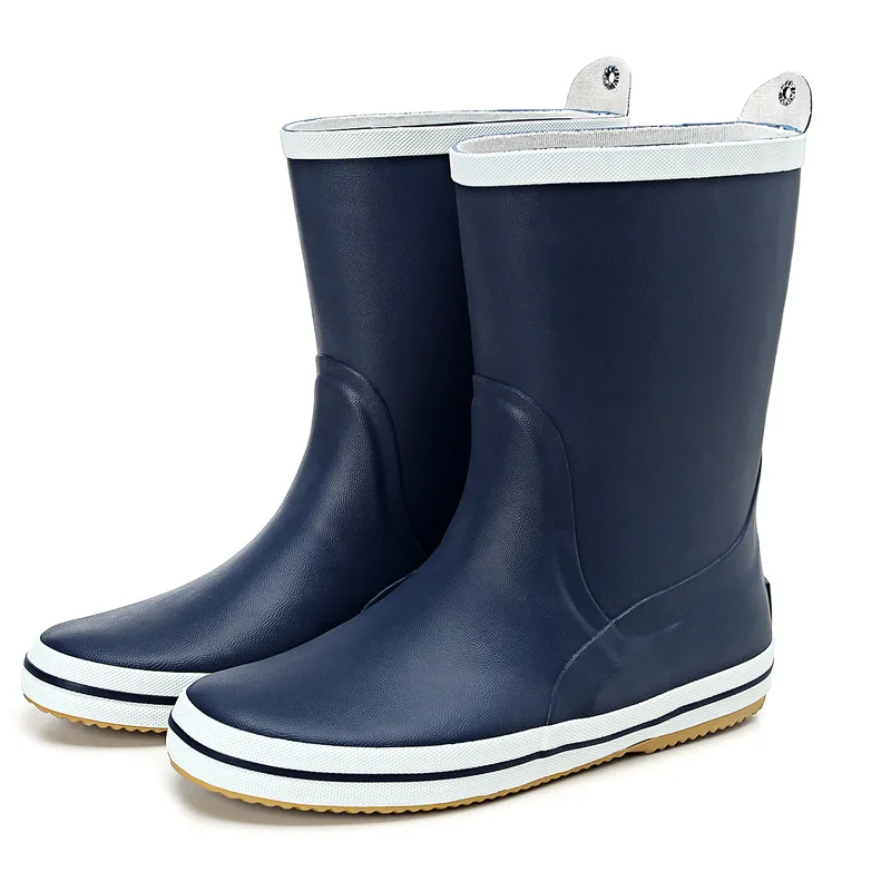 Fishing Waders Men Rain Boots Shoes Wear Resistant Leather Soft Water