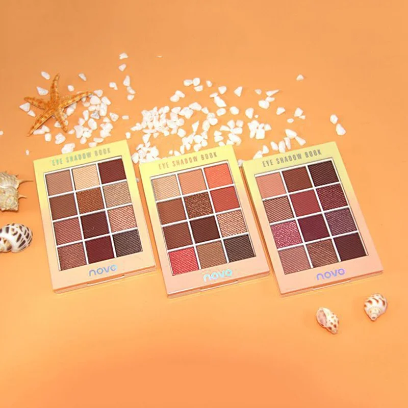 

12 Colors Rainbow Candy Eyeshadow Palette Makeup Glitter Matte Waterproof Long-Lasting Eye Shadow Powder Drop Shipping Hot