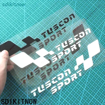 

1 pair Car Body Windows Sports Racing Sticker Decal Styling For hyundai tucson 2005 2006 2007 2008 2016 2017 2018 accessories