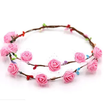 

Handmade Garland Headdresses Kindergarten Handmade DIY Kits Children's Educational Toys Spring Accessories Bracelets