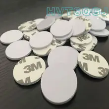 10 шт. 125 кГц TK4100 EM4100 RFID Монета ID карты с 3 м липкой Стикеры Читайте только Диаметр с фокусным расстоянием 25 мм для доступа Управление