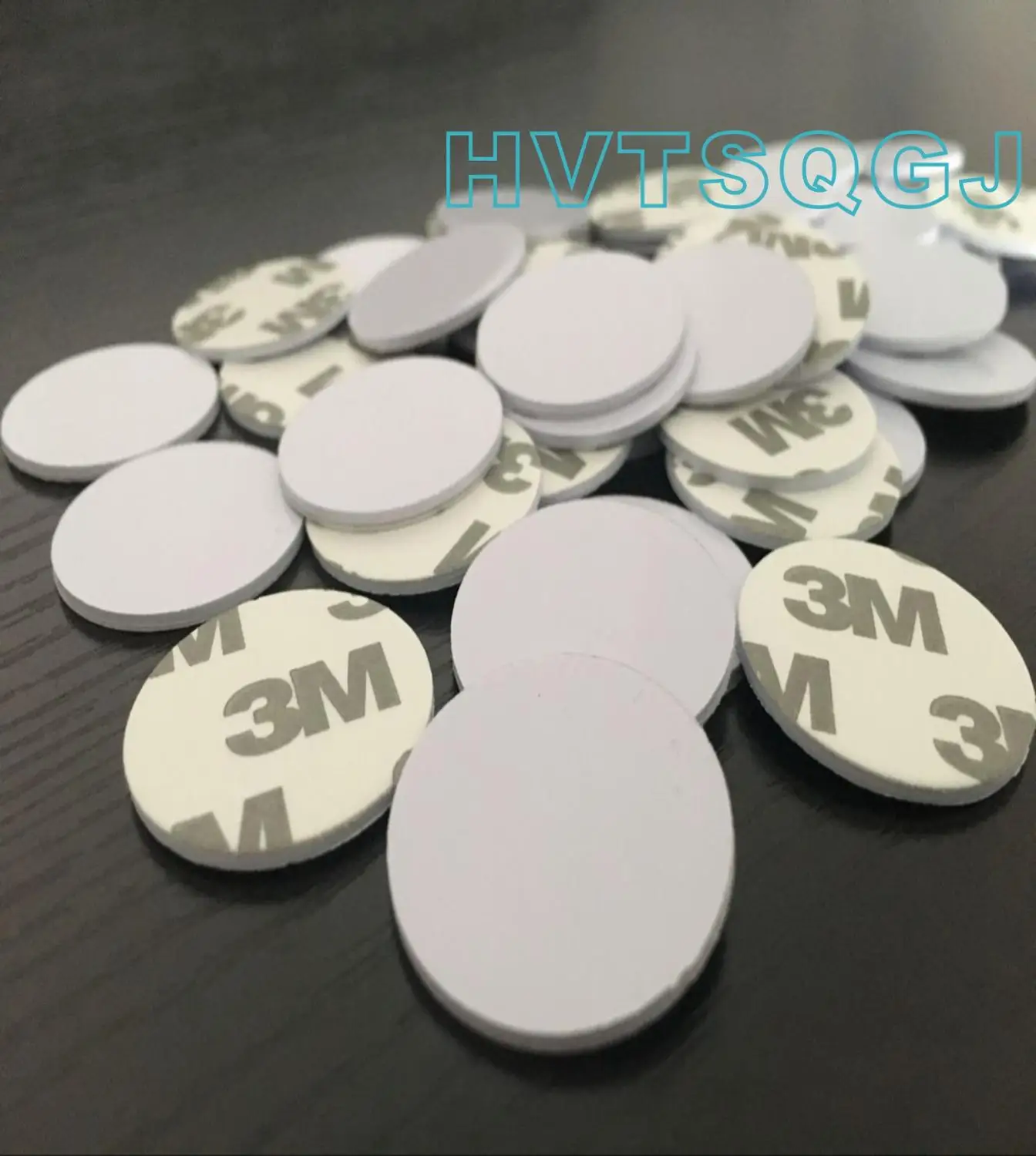 

10pcs 125KHZ TK4100 EM4100 RFID Coin ID Card With 3M Adhensive Sticker Read Only Diameter 25mm for Access Control