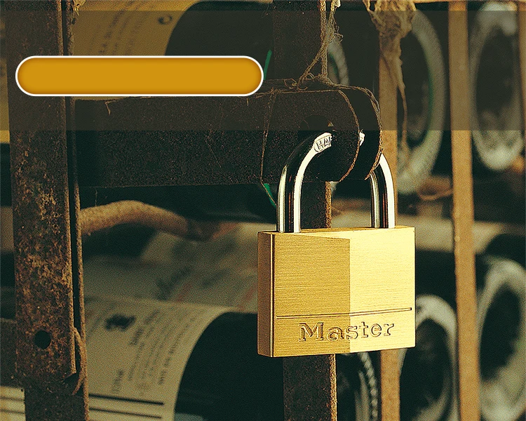 Master Lock Solid Brass Padlock outdoor special, Waterproof, no rust and corrosion, Anti-theft lock core, for Maritime, port (4)