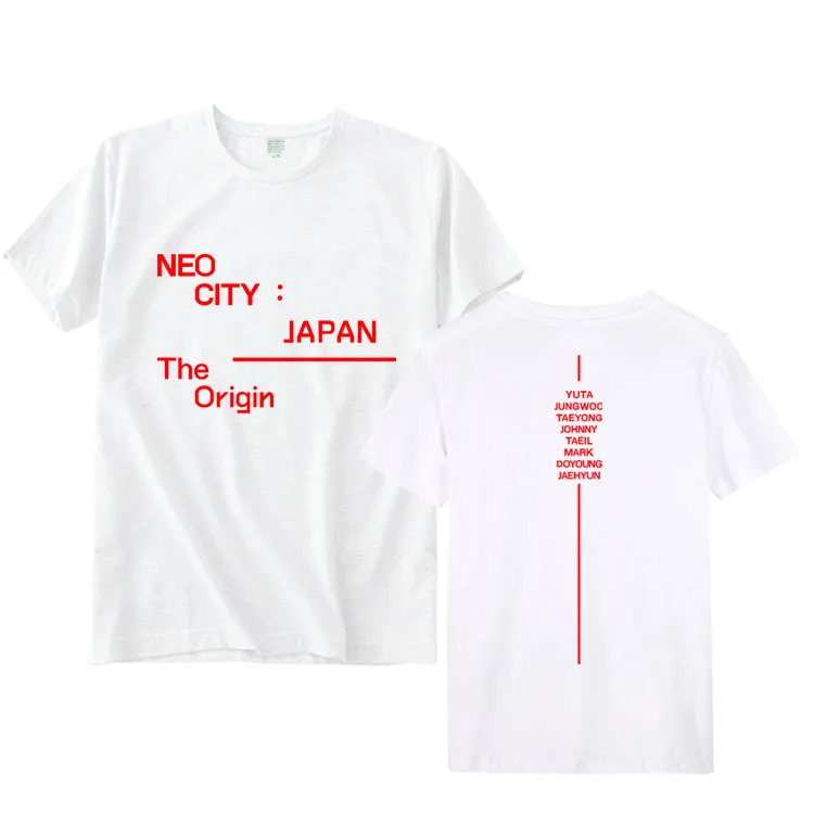 NCT127 T-Shirts Concert IN NEO CITY SEOUL Loose Cotton Unisex Shirts Top Kpop