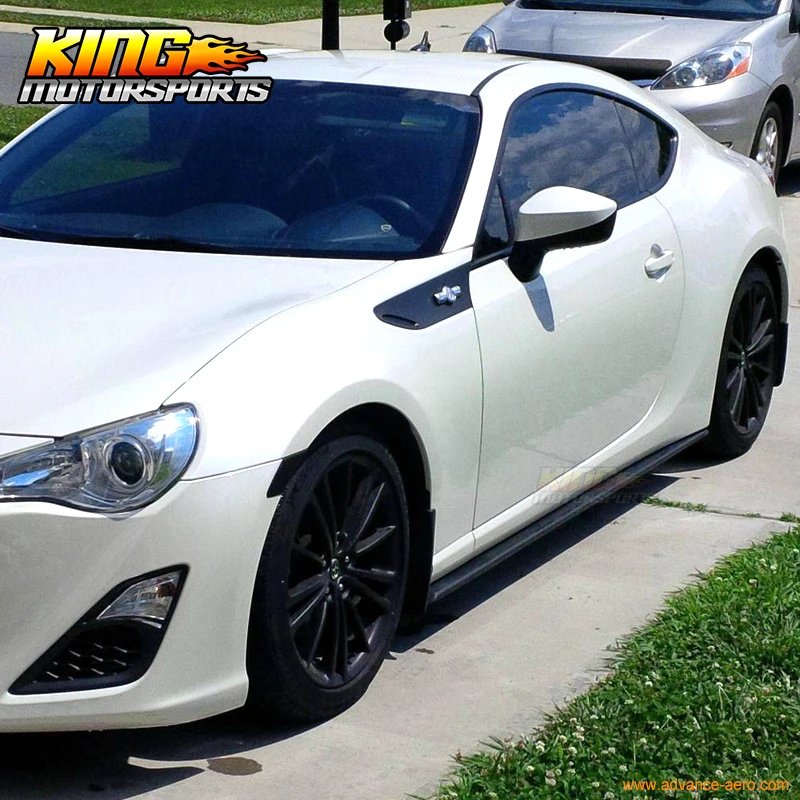 Подходит для 13-20 FRS Subaru BRZ GT86 FT86 CS Стиль боковые юбки Неокрашенный PU