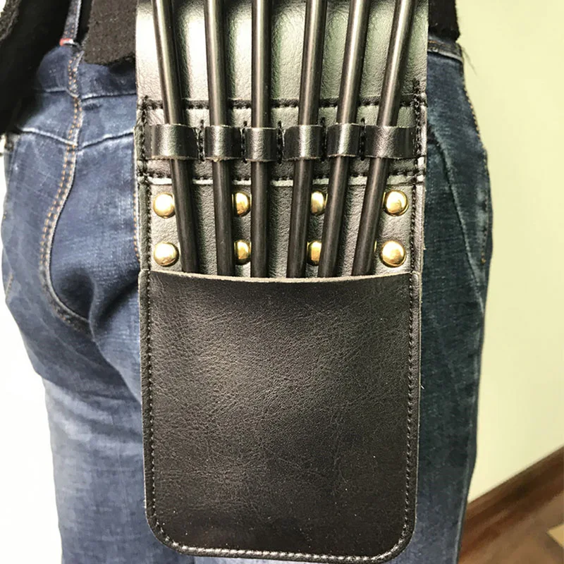 

2019 New Style Archery Bow Pocket Quiver 6 Arrows Traditional Waist Hip Arrow Easily Carrying Pouch Bag Hunting Shooting