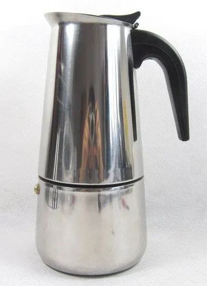 FREE SHIPPING 450ml 9 cup stainless steel coffee espresso