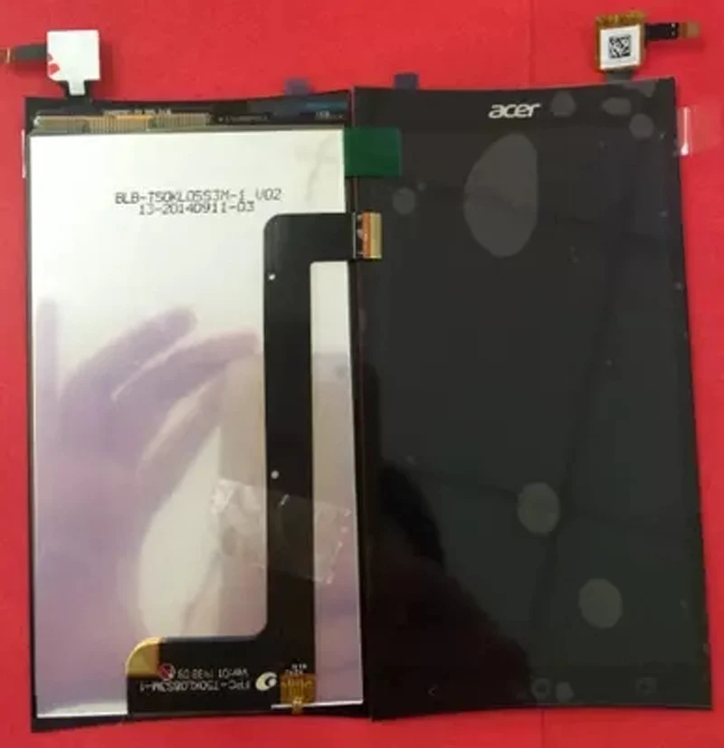 Black Original LCD Display For Acer Liquid E700 LCD Display Touch Screen Digitizer Assembly FPC T50KL08S3M
