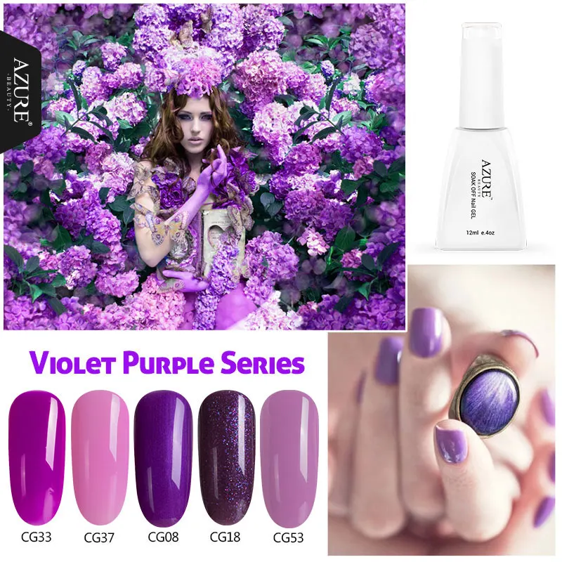 5colors Set 6 Azure beauty специальная оранжевая Серия гель для ногтей долговечный Дизайн ногтей салон Замачивание УФ-гель для ногтей высокое качество основа и верхнее покрытие - Цвет: 5colors Set 6