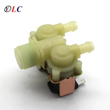 3/" N/C подача воды Электрический соленоид клапан AC 110v 220 V/AC/DC 12V 24V приток входное отверстие реле протока 0.8Mpa один вход два выхода