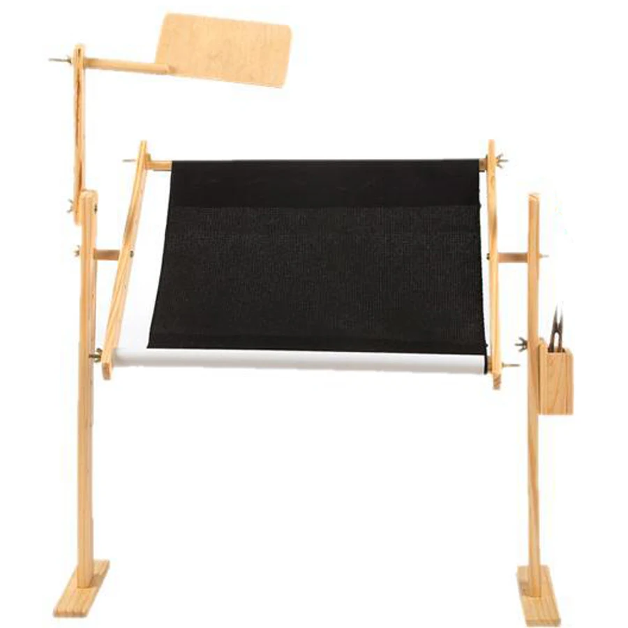 Adjustable solid wood cross stitch rack,50cm embroidery frame wooden
