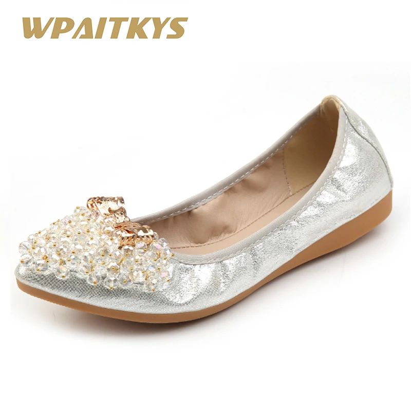 sequin flats womens