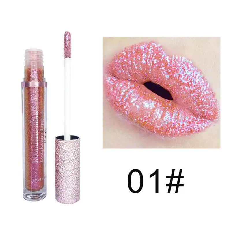 

New Hot 6g ROMTICBEAR Diamond Shine Series Crystal Lip Gloss Eyeshadow Nail Cream Face Nail Art Tool SK88