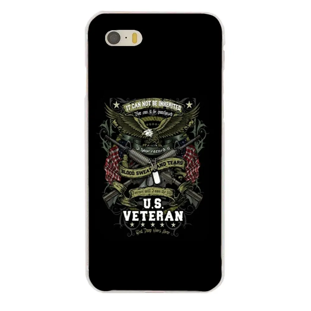 Для Apple iPhone 4 4S 5 5C 5S SE 6 6S 7 8 Plus X XS Max XR мягкий чехол из ТПУ с рисунком камуфляж армии