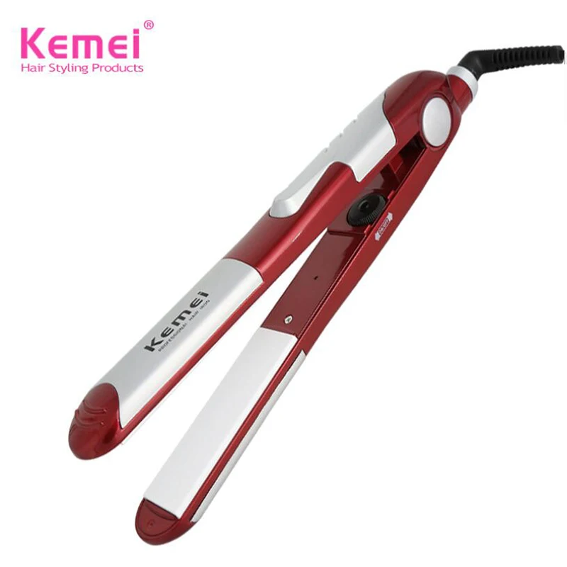 

Kemei 1289 Professional Ceramic Flat Iron Hair Straightener Straightening Irons Curling Iron Hair Curler Chapinha Styling Tools