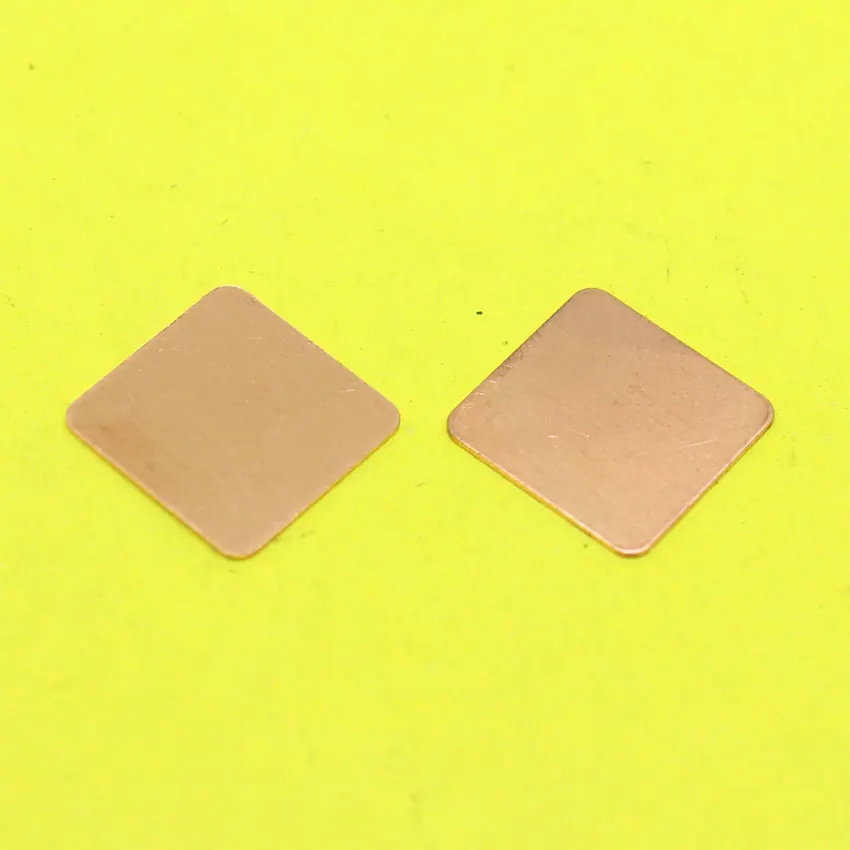 cltgxdd TL 097 15x15x0.5mm DIY Copper Shim Thermal Pad Heatsink Heat