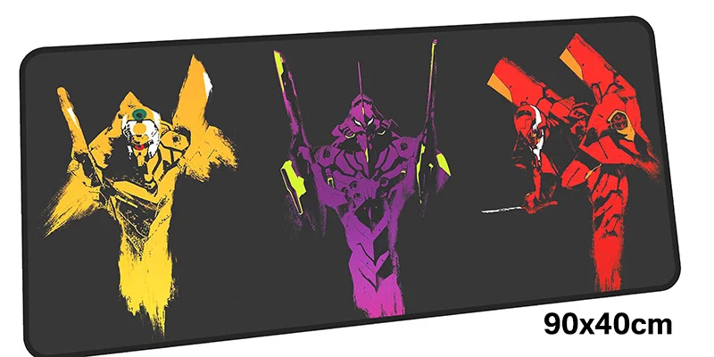 NEON GENESIS EVANGELION Коврик для мыши геймер 900x400 мм notbook коврик для мыши большой игровой коврик eva большой коврик для мыши ПК Настольный коврик