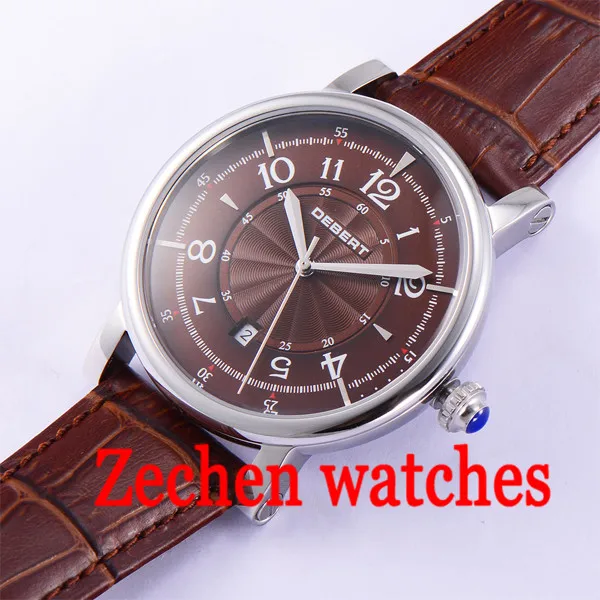 

Debert 43mm Coffee dial Miyota 8215 (self-winding) movement Automatic Mens watch