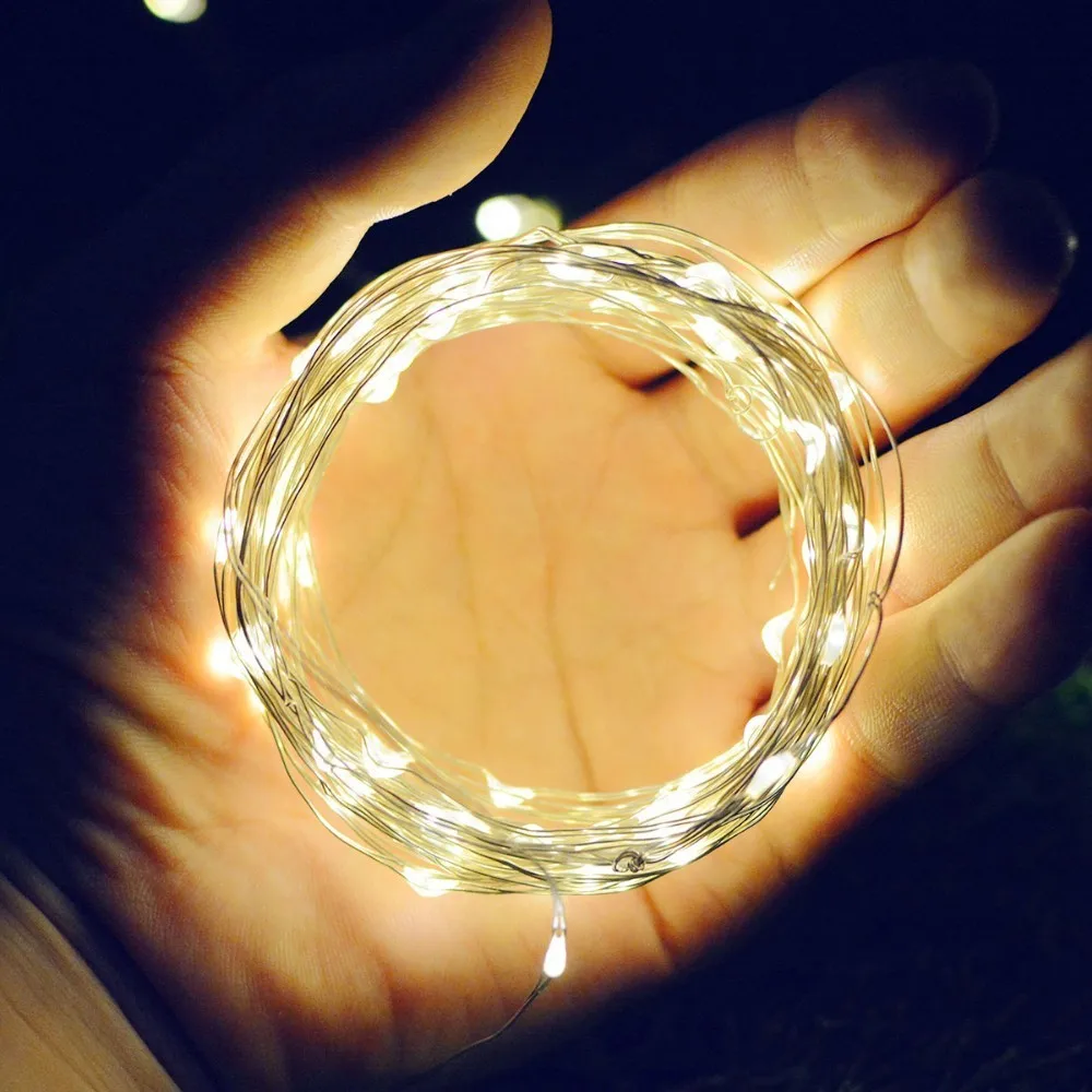 Dcoo Solar String Lights Copper 50LED 100LED Wire Lights Fairy Lights Waterproof Outdoor Lights For Party Wedding 2 Pack Dcoo Solar String Lights Copper 50LED 100LED Wire Lights Fairy Lights Waterproof Outdoor Lights For Party Wedding 2 Pack