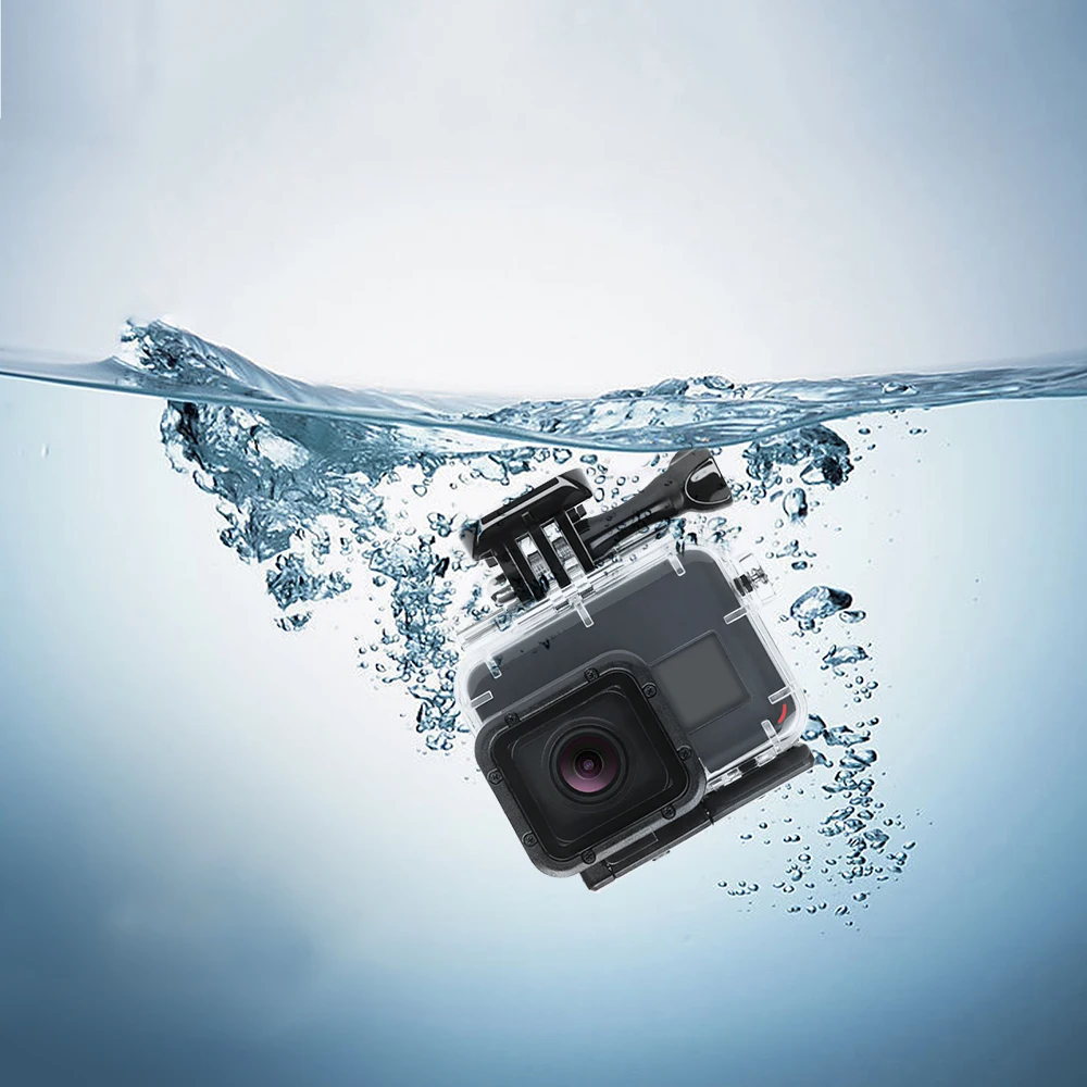 Водонепроницаемый корпус чехол для GoPro Hero 7 6 5 4 экшн-камера Подводный 1000LM светодиодный фонарь для дайвинга рукоятка Крышка Фильтра