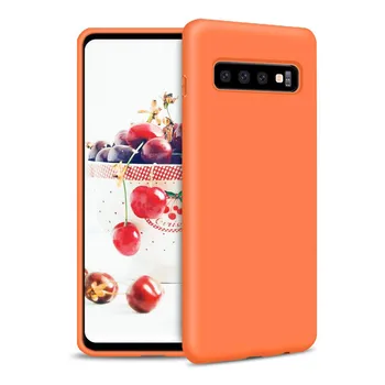 

Stand case rubber gum Cake for Samsung Galaxy A7 2018 Orange