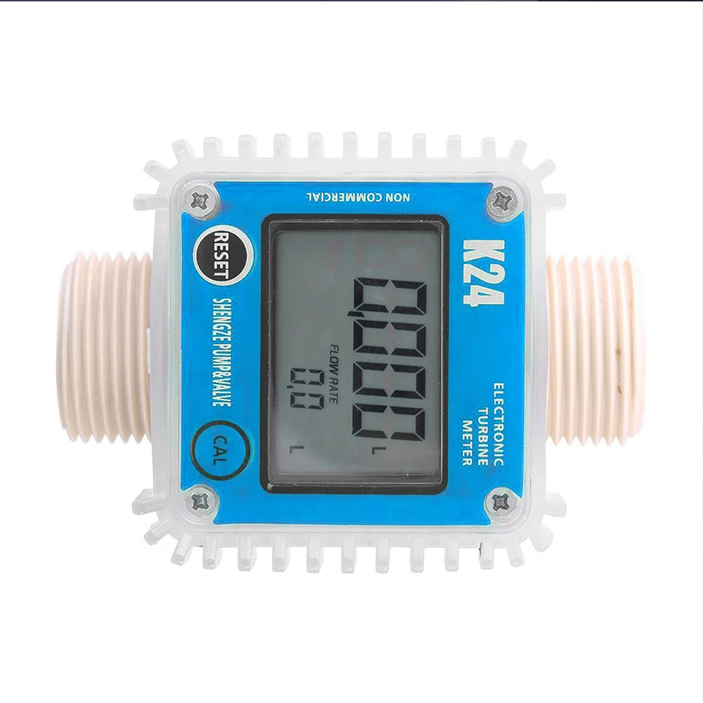 

Sensor Electronic High Accuracy Accessories Measurement Indicator Turbo Vertical Flow Meter Gasoline Tool LCD Screen Adjustable