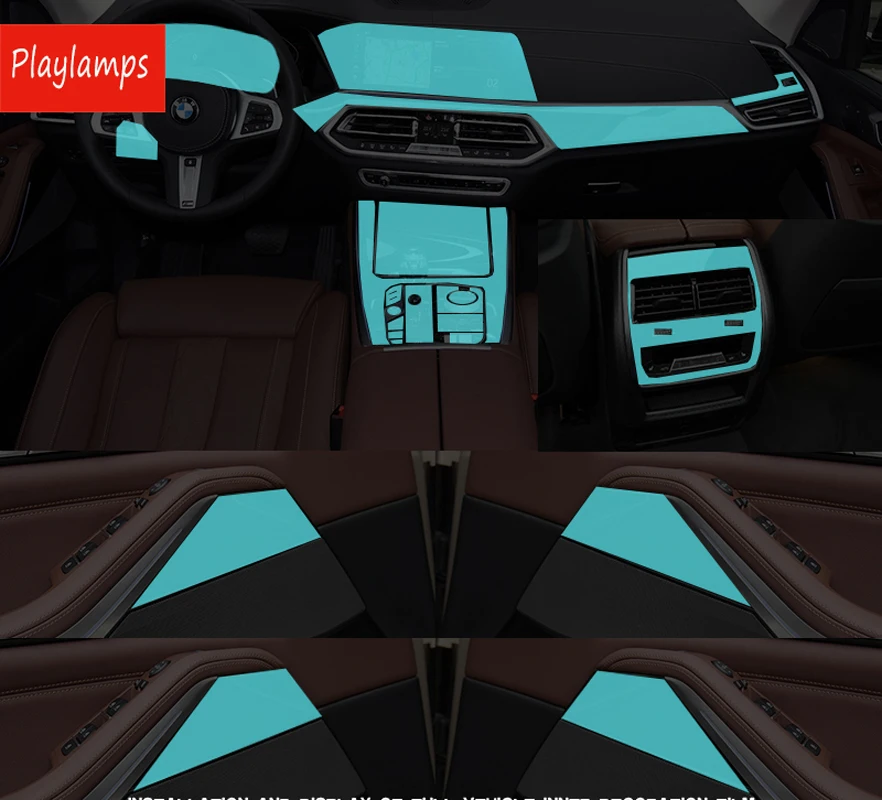 

Sticker For BMW transparent Promotion TPU Film stickers For bmw x5 x7 2019 Car accessories
