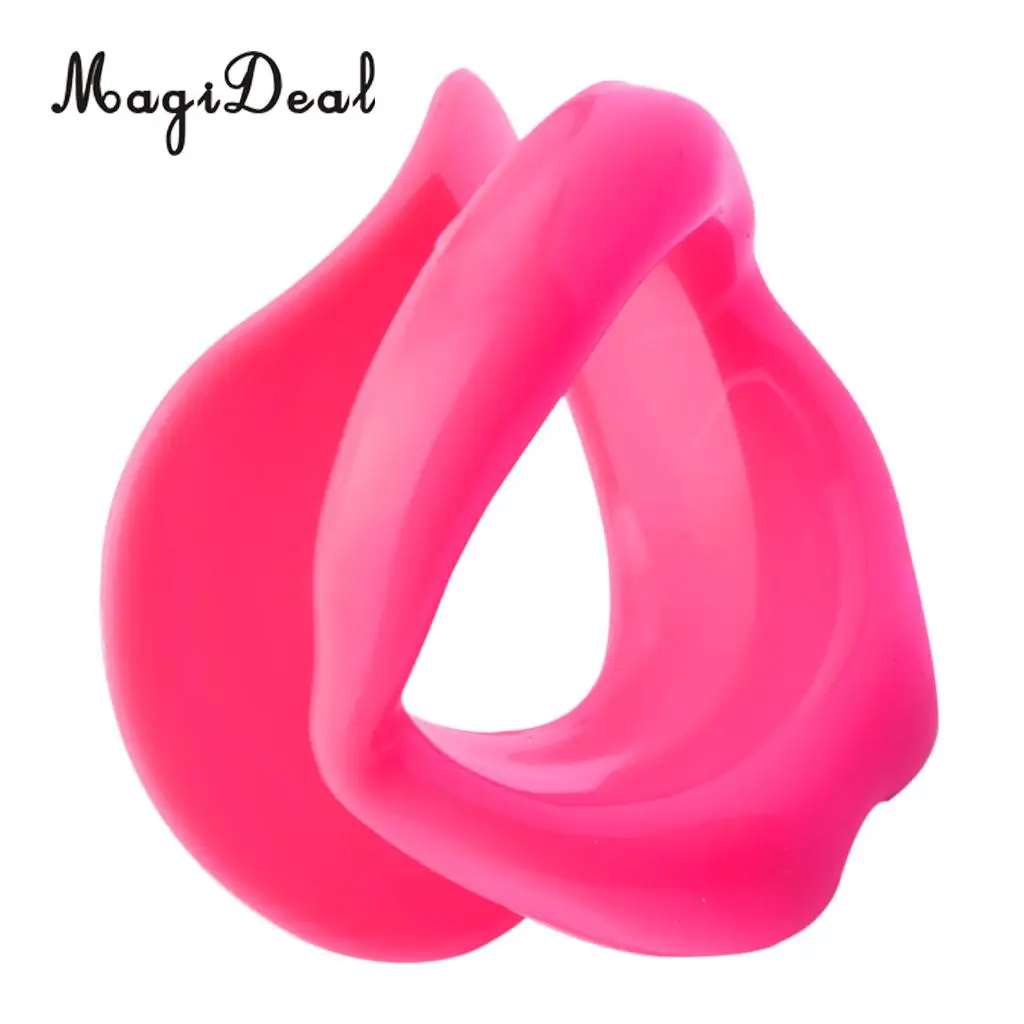Silicone Face Lift Slimmer Lip Trainer Tightener Face Slim Exerciser Muscle Oral Exerciser Anti-Wrinkle Mouth Pink 