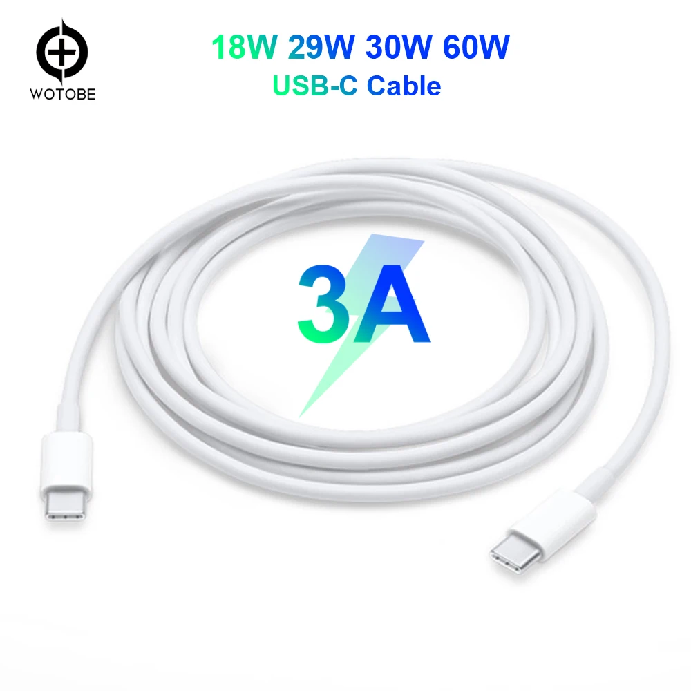 TYPE-C USB C адаптер питания PD 61W QC3.0 18W зарядное устройство для huawei/samsung/Google для iPad iPhone MacBook(USB-C кабель