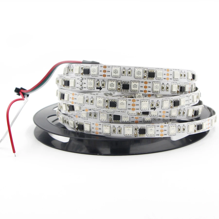 WS2811 IC RGB Светодиодные полосы света Полноцветный адресуемый программируемый