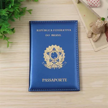 

Leather Cover for Brazil Passport Business Travel Passport Holder Protector Case for Brazil Card Holder Drop shipping