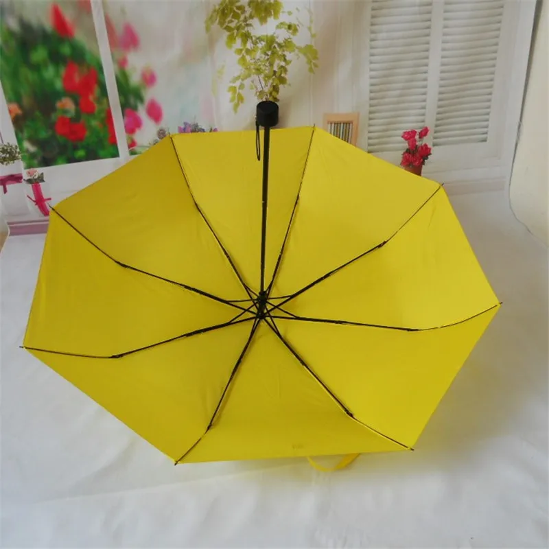 TV Show How I Met Your Mother Umbrella Yellow Folding Small Anti Rain Sun 