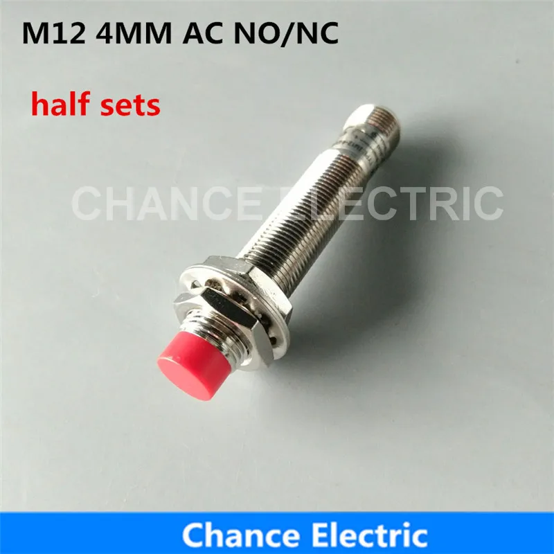 

CHUX M12 Sensor Connector 4mm Distance No/nc/no+nc Half Sets Without Cable Switch Inductive Proximity Sensor Ac