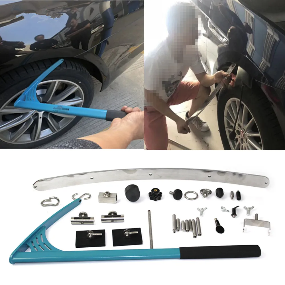 Flat-PDR-hook-tools-paintless-dent-repair-kit-flat-steel-bar-bridge-puller