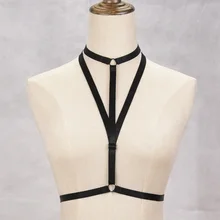 JLX. Бюстгальтер с бретельками, стиль клетка, жгут, в стиле 90-х, готическое, хипстерское белье, с бретельками, в клетку, бюстгальтер с бретельками, фетиш, белье O0419