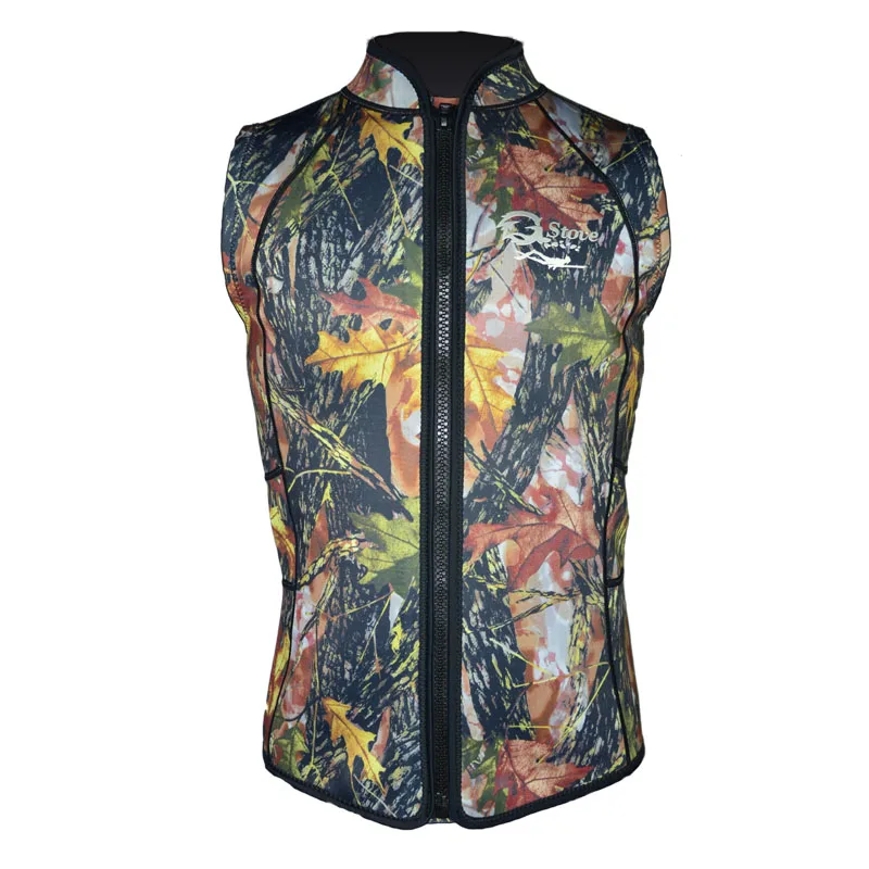 

3mm Neoprene Spearfishing Fishing Vest Camouflage Hunting Clothing Suit for Men Women K1601