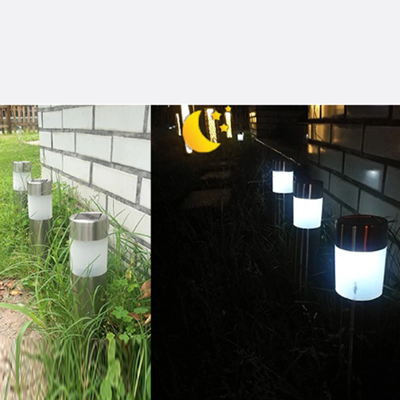 2019 New Stainless Steel solar power solar light Stud Floor led lawn light sunlight Outdoor solar garden light (4)