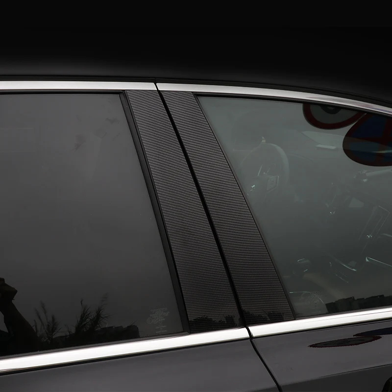 8 шт. авто окно в колонке и украшение в виде блесток Накладка для Volvo S90-19 стайлинга автомобилей внешние наклейки