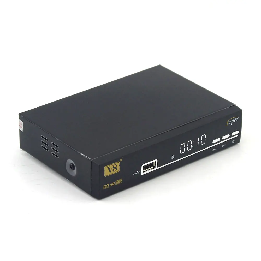 FREESAT V8 супер приемное устройство DVB-S2 HD спутниковый приёмник FTA ТВ приемник с 1 год 7 Клин+ USB WI-FI 1080 P lnb Португалия лак ТВ