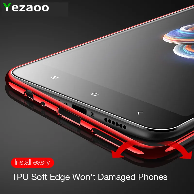 Силиконовый чехол yezaoo из ТПУ с покрытием для xiaomi Redmi Note 4 4X S2 5 plus 5A pro prime xiomi mi A1 A2 5X 6X