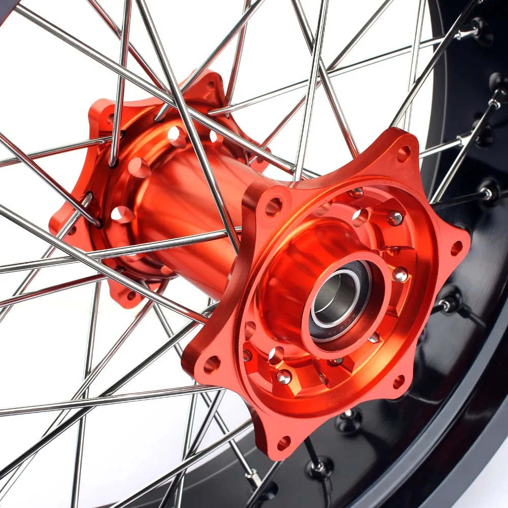 Передняя Ступица колеса BIKINGBOY 3 5*17 "36 спиц MX Supermoto для KTM EXC F 500 10 15 530 08 11 XC F450 09 SX 505 07