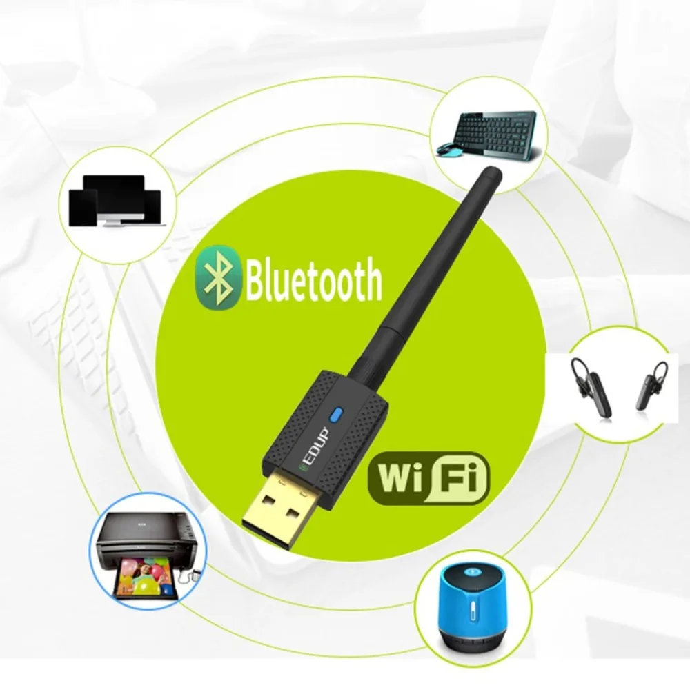 WI-FI/Bluetooth USB WI-FI адаптер для настольных ПК ноутбуков Tablet EP-AC1661 Беспроводной усилитель приемника 600 mbps Ethernet адаптер