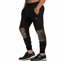 2018 мускулистые гиганты бренд хлопок брюки Для мужчин Джоггеры для человека брендовая одежда модные Стиль тактические брюки M-XXL